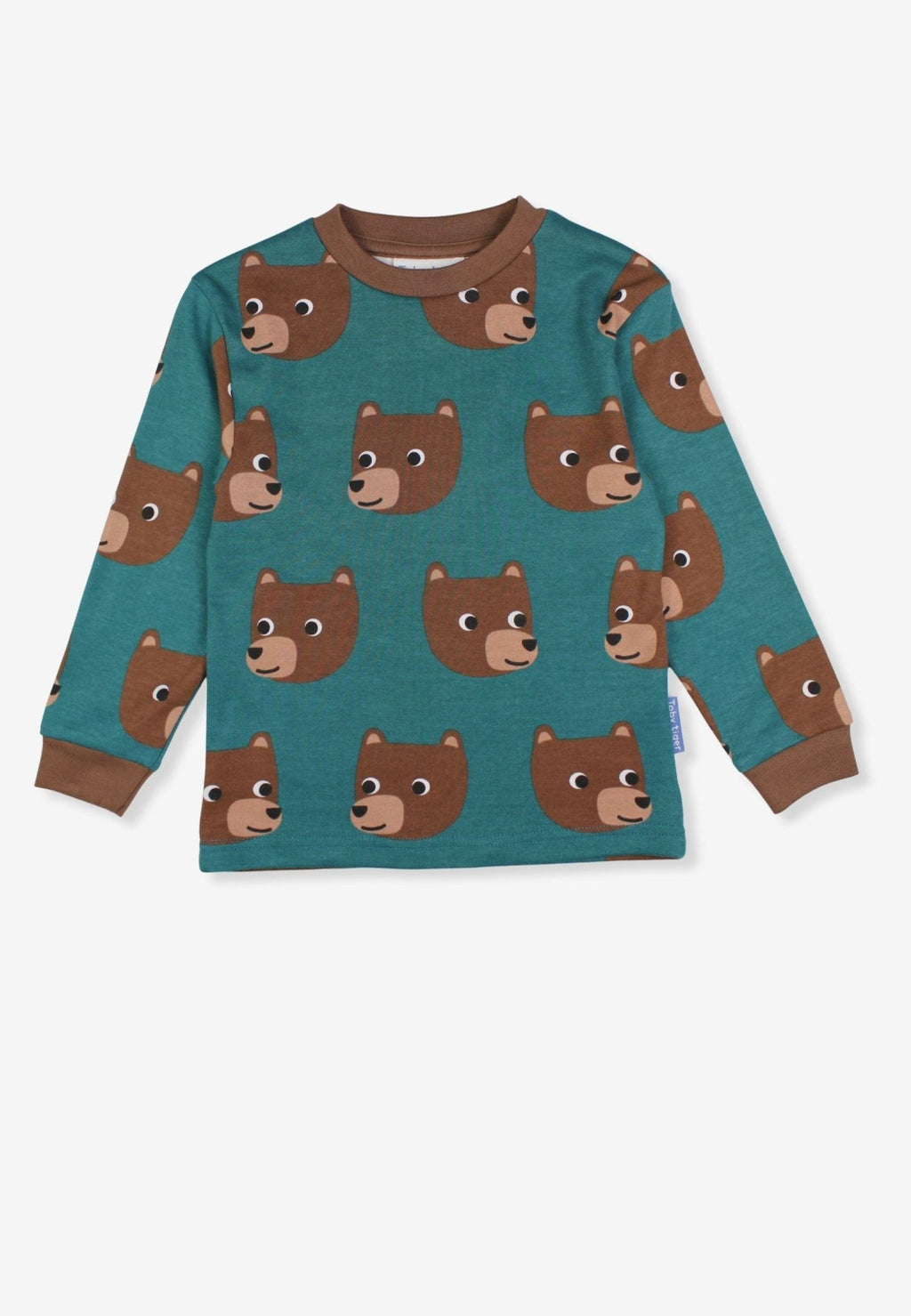 Organic Brown Bear Print Pyjamas