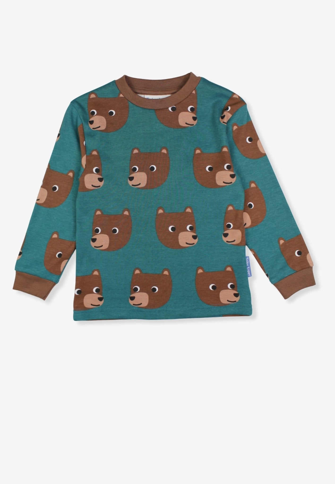 Organic Brown Bear Print Pyjamas
