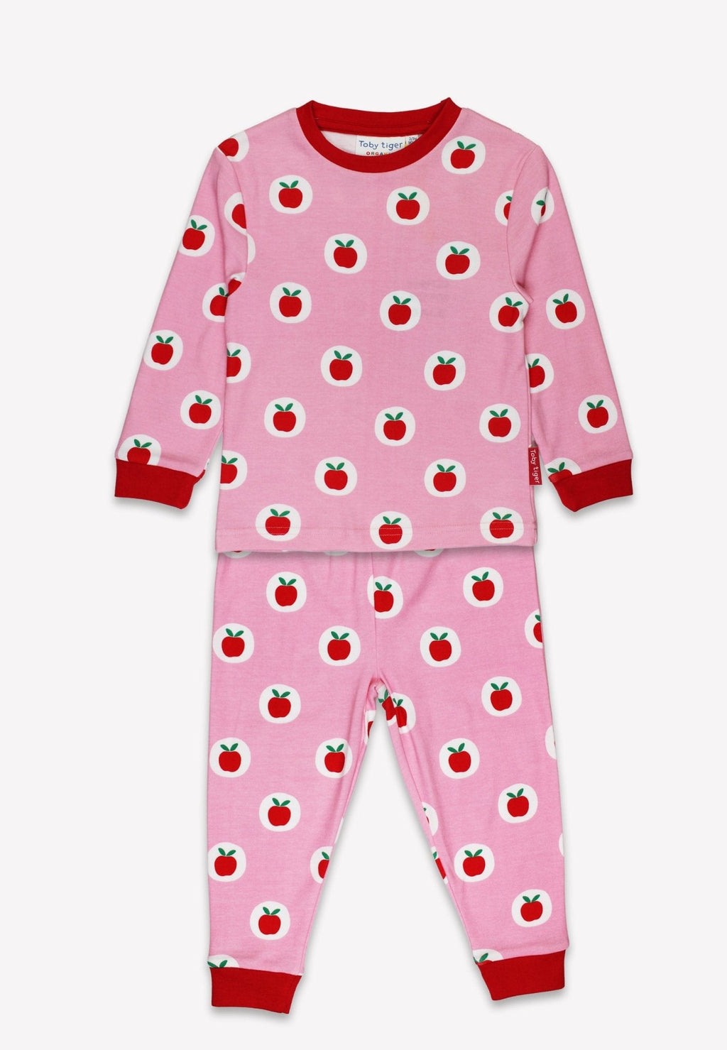 Organic Apple Print Pyjamas - Toby Tiger
