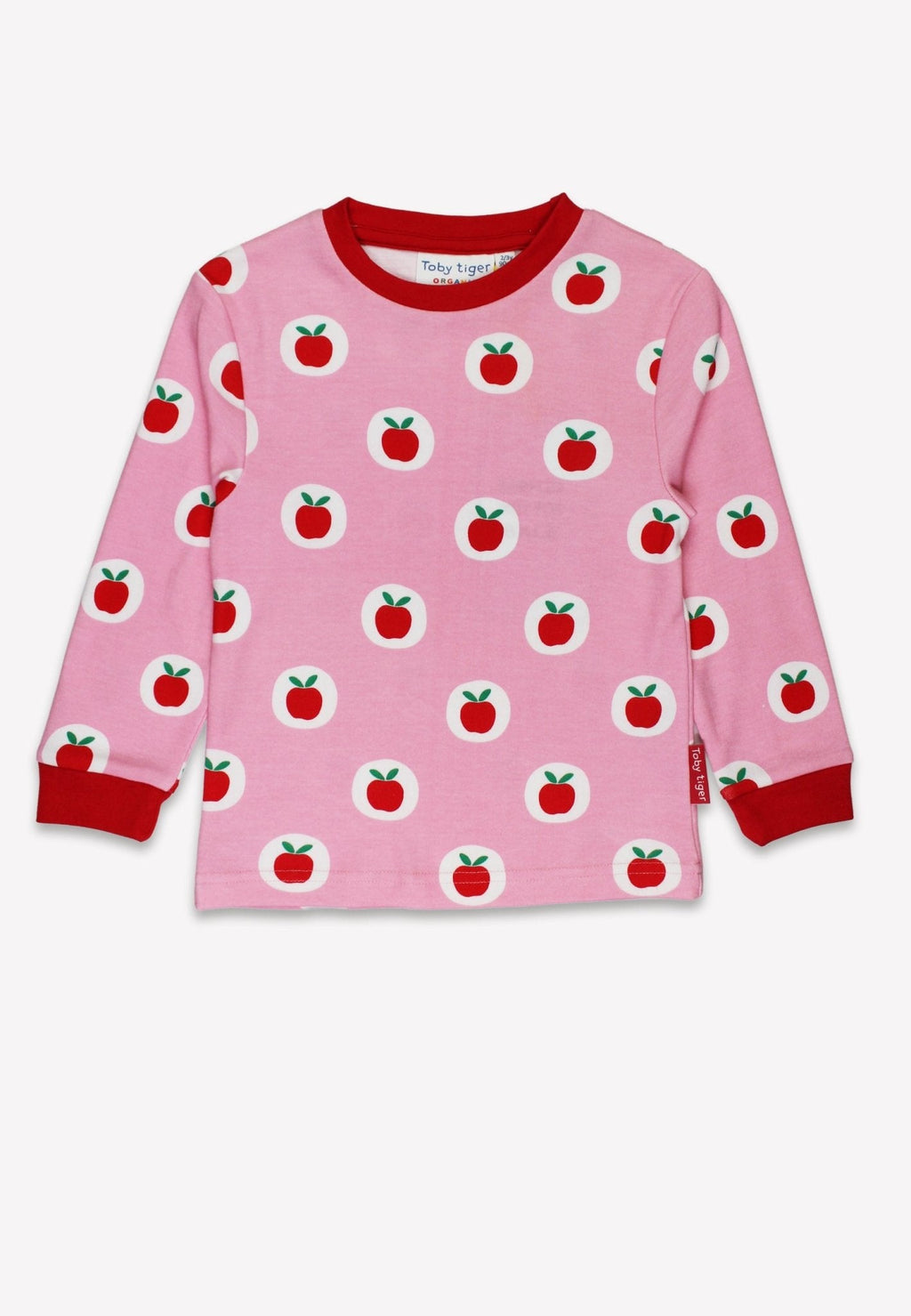 Organic Apple Print Pyjamas - Toby Tiger
