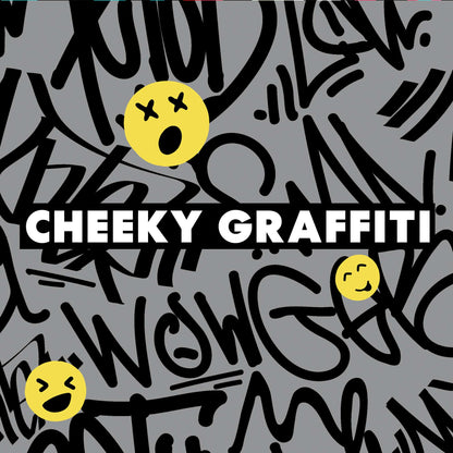 Unisex Cotton Sweatshirt Cheeky Graffiti