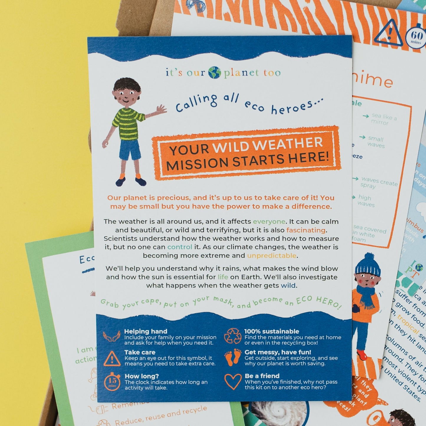 WILD WEATHER - Children’s eco activity kit (Age 5+) — Montessori wooden toy UK | KIDDYKIND