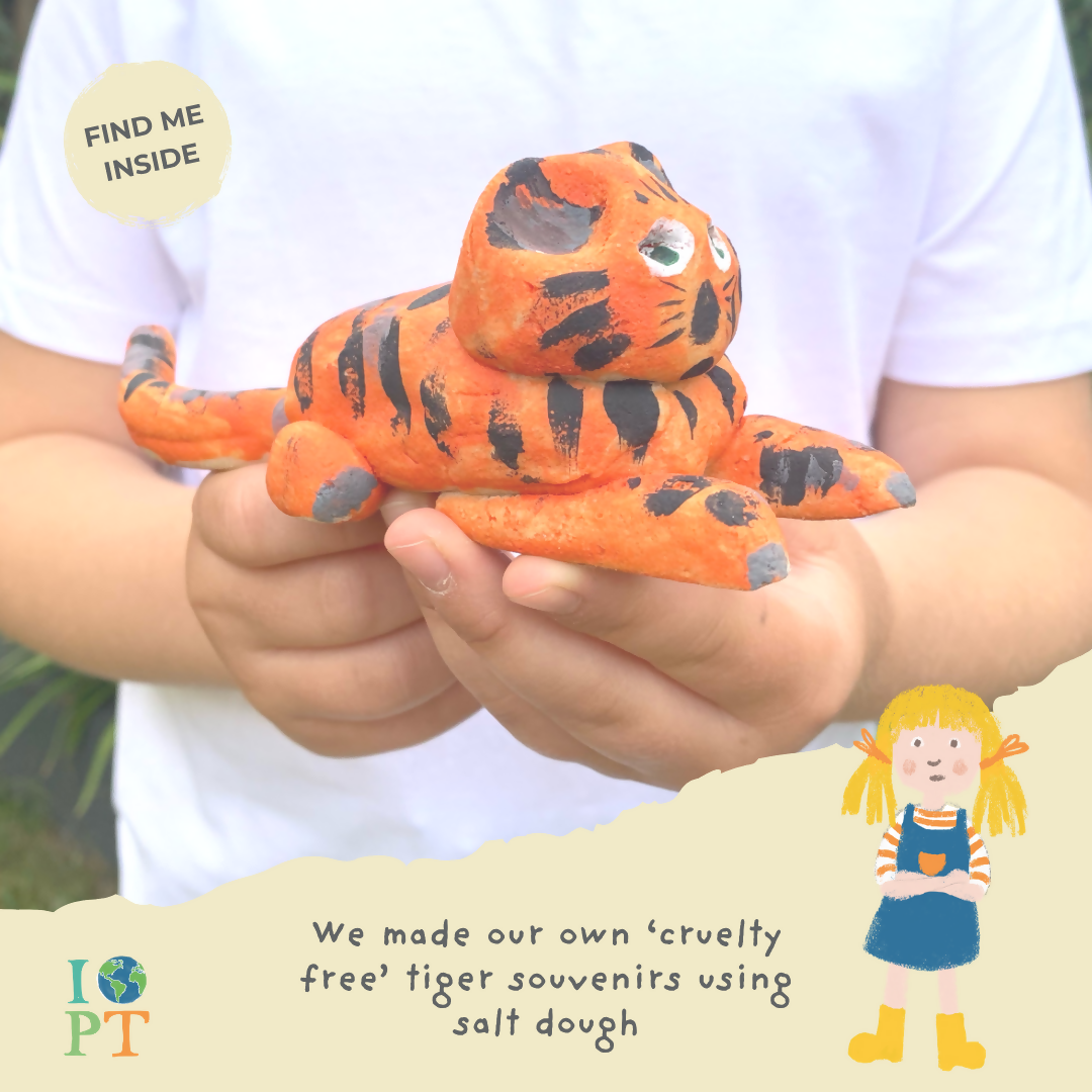 TERRIFIC TIGERS - Children’s eco activity kit (Age 5+) | open-ended wooden toy for kids UK