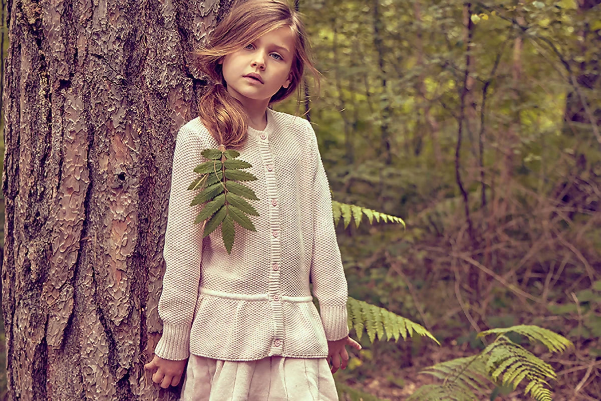 Moss Stitch Jacket - Cashmere & Organic Cotton