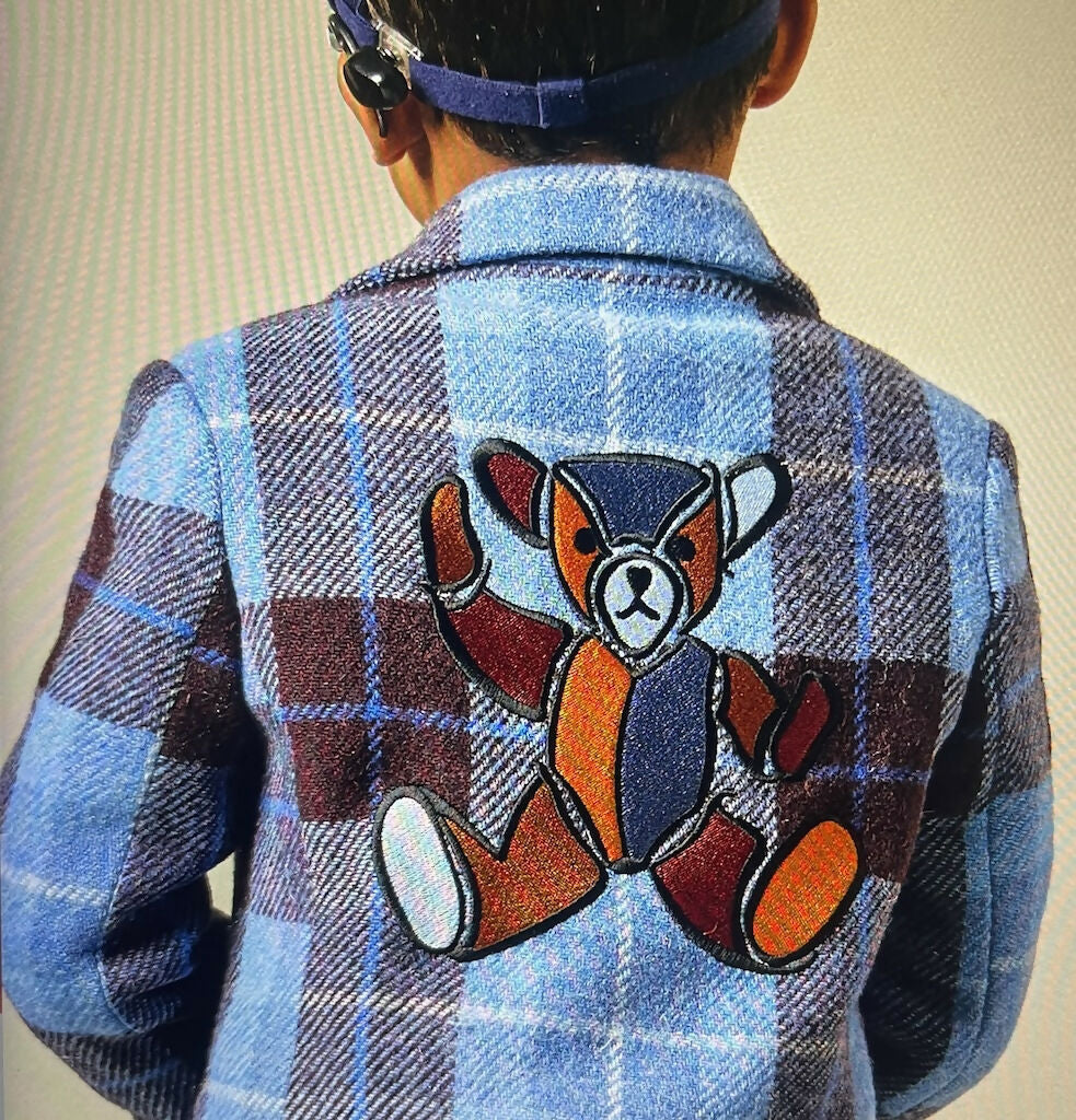 Best Bear Tweed Blazer in Blue five