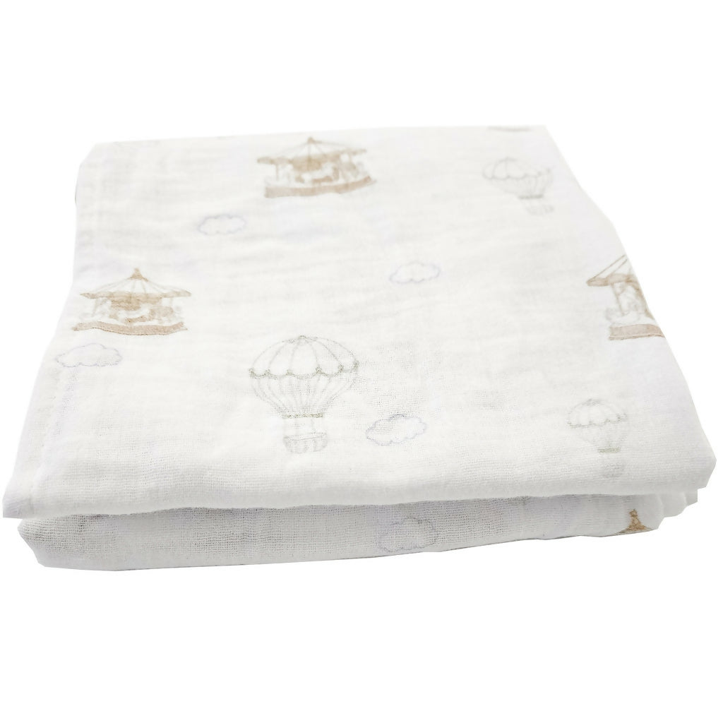 Baby Carousel Feeding Blanket