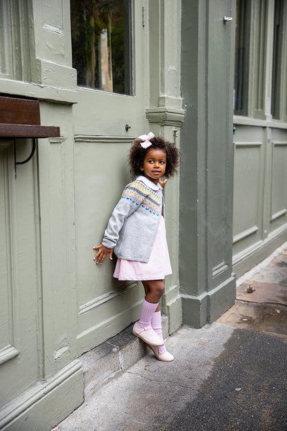 Ribbed Knee High Socks - Dusty Pink