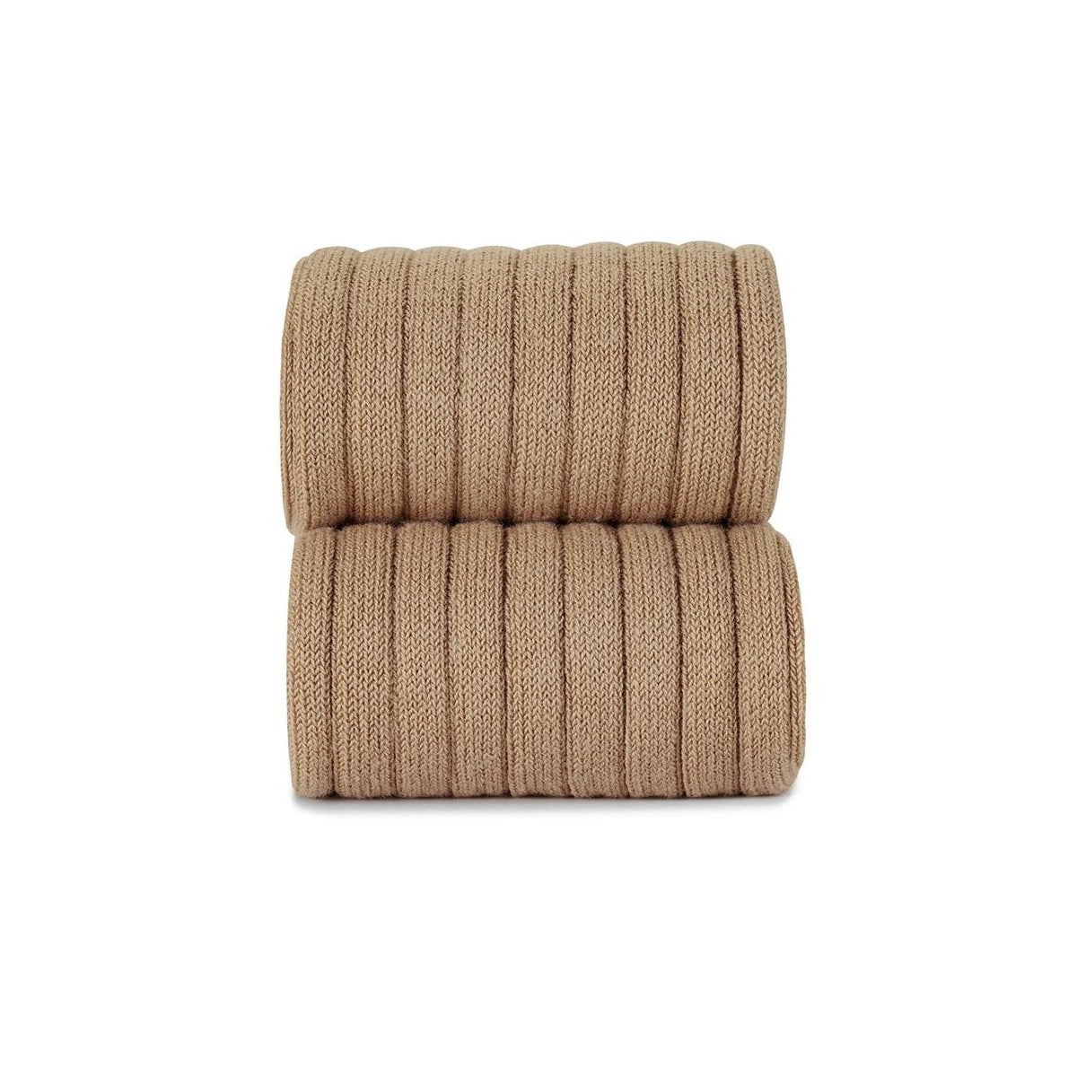 Ribbed Tights - Camel