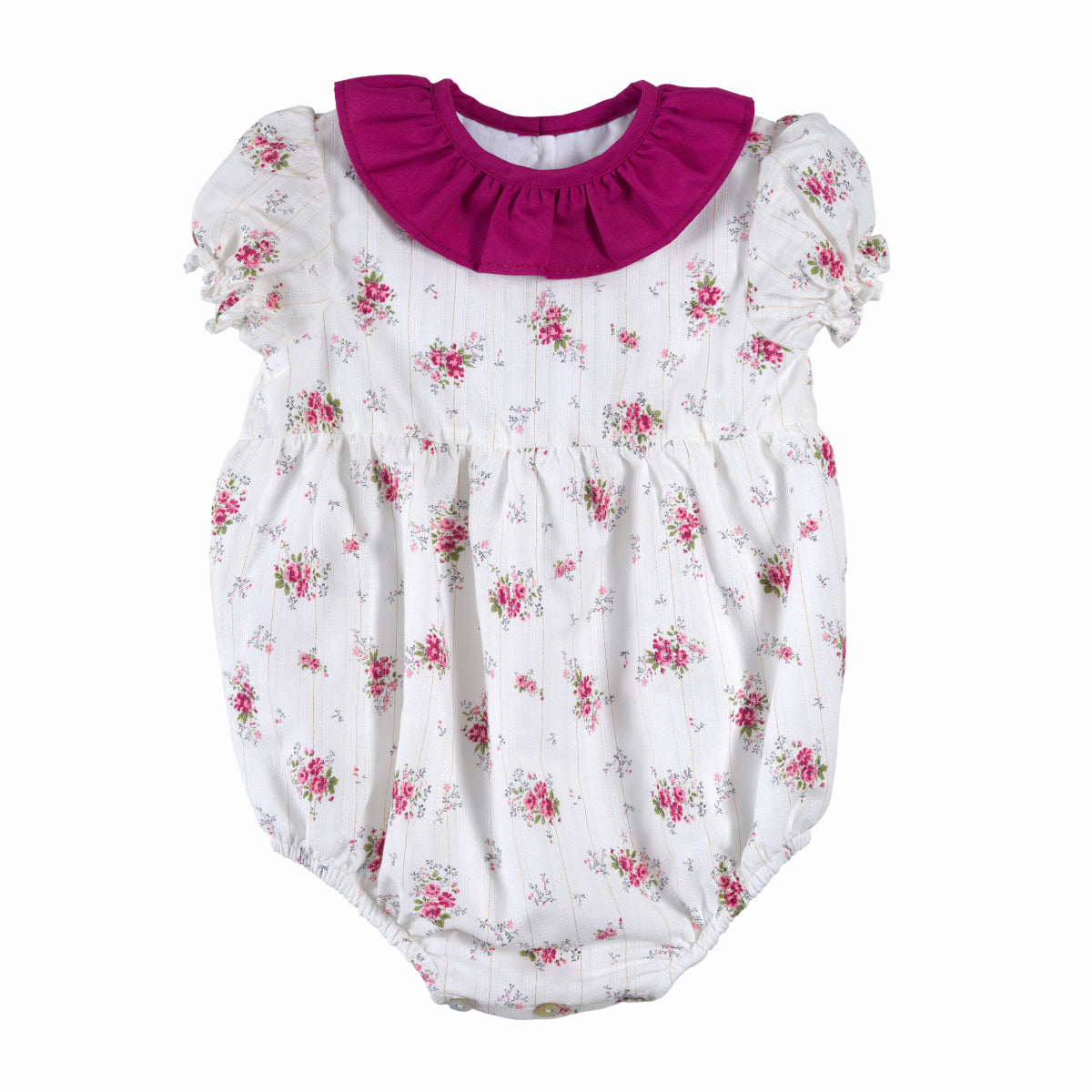 Rose Baby Girl Romper