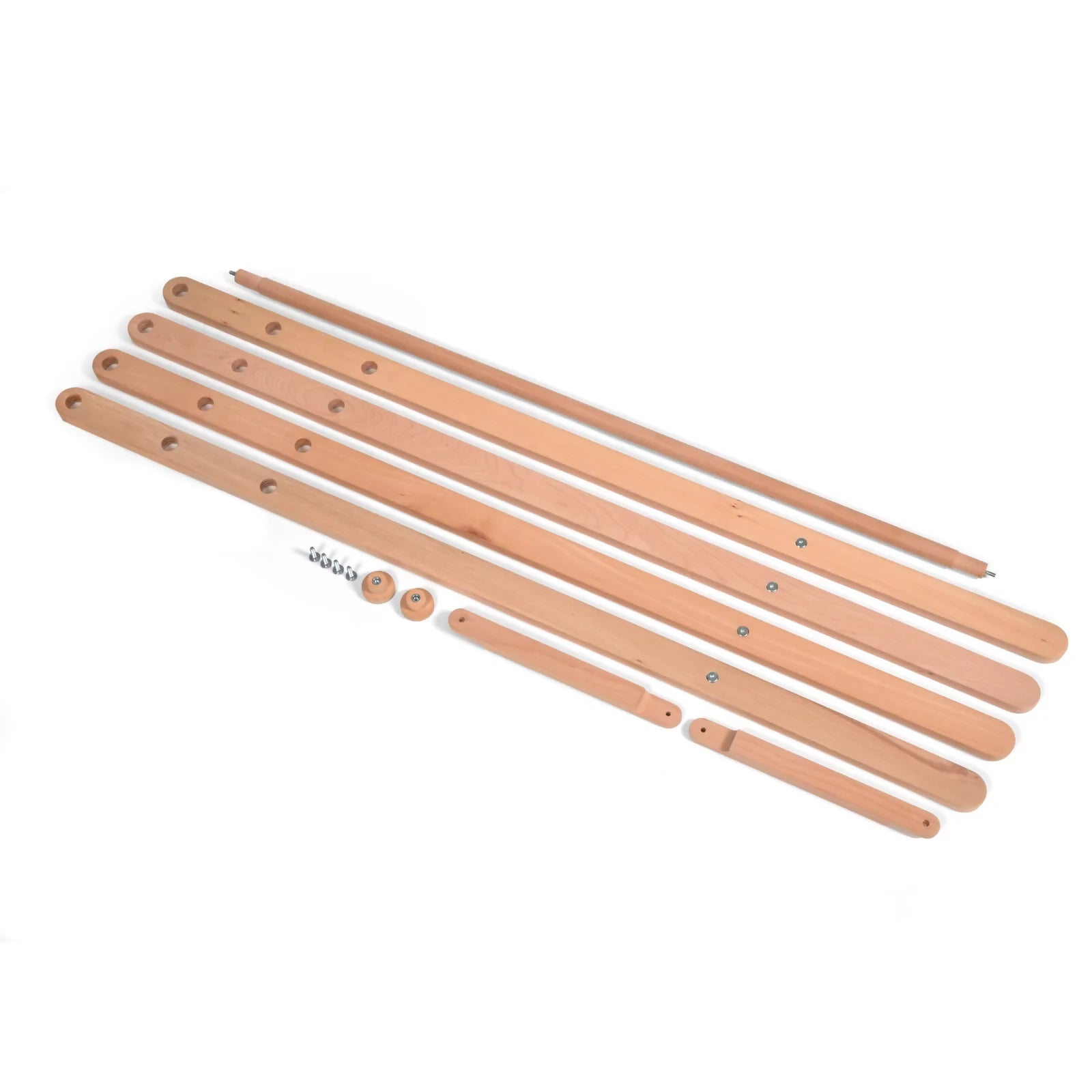 kids wooden adjustable clothing rail by curve lab montessori inspired