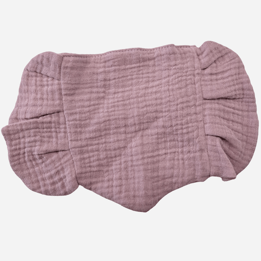 Ruffle Helio Pink Bib