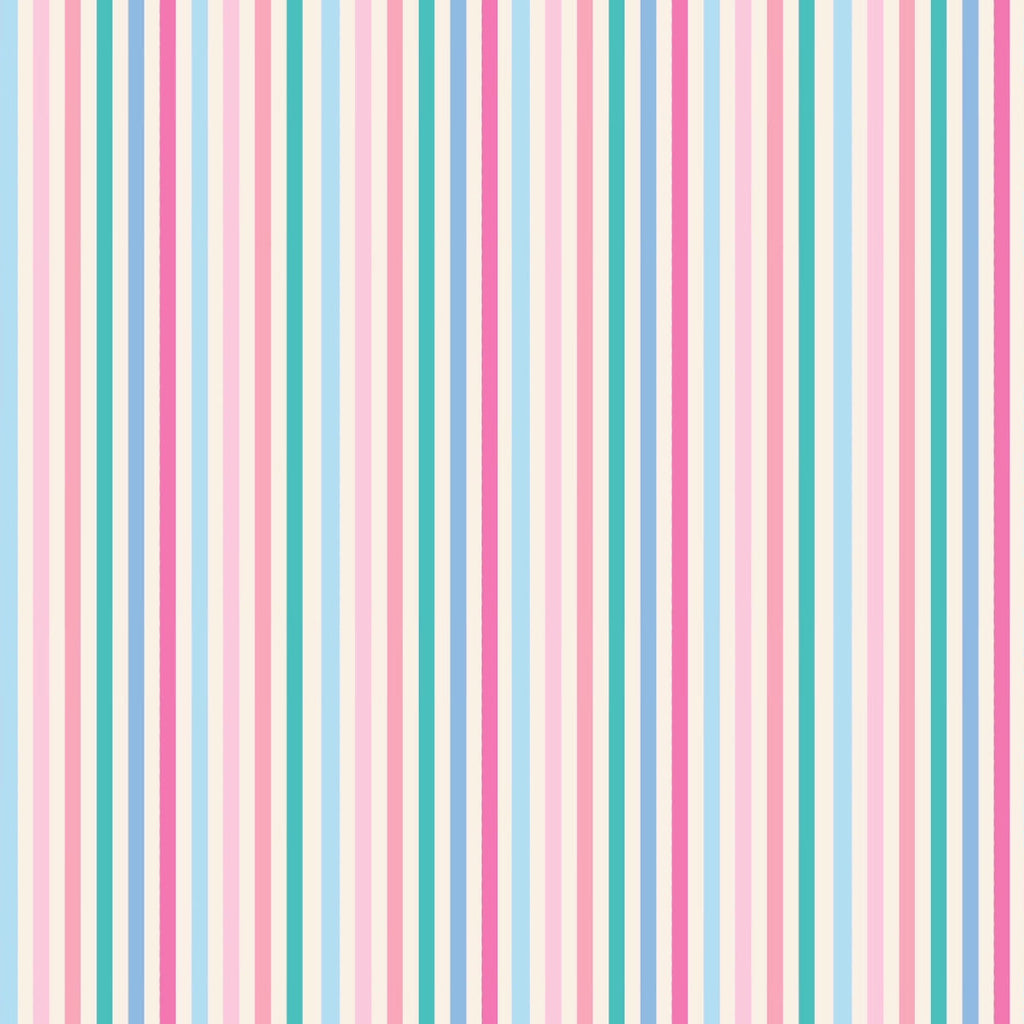 Pastel Striped Girl Scrunchie