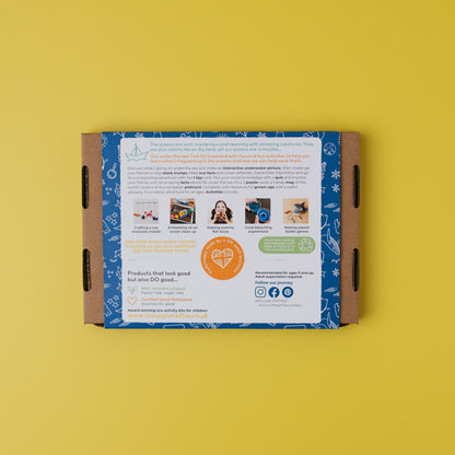 Sustainable Montessori toy: UNDER THE SEA - Children’s eco activity kit (Age 5+) | KIDDYKIND
