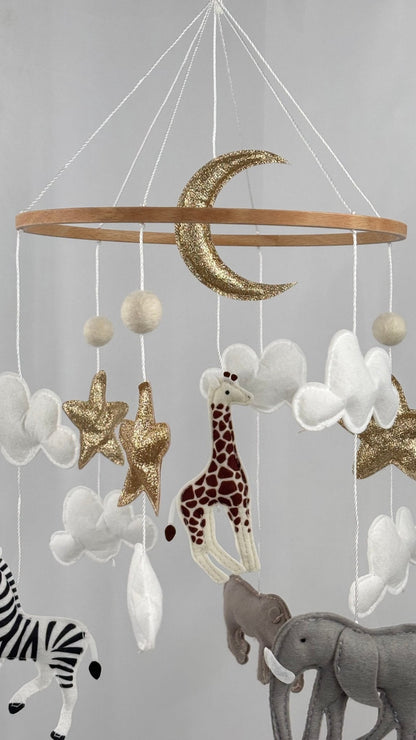 Safari Dreams Felt Cot Mobile