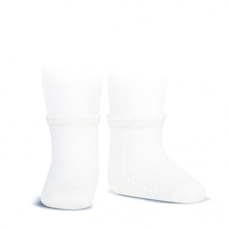 Ankle Short Socks - White