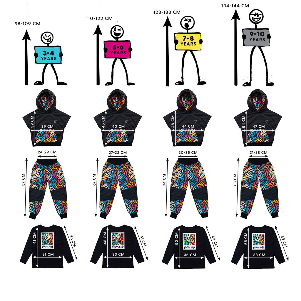 Kids Hoodie - Graffiti (unisex)