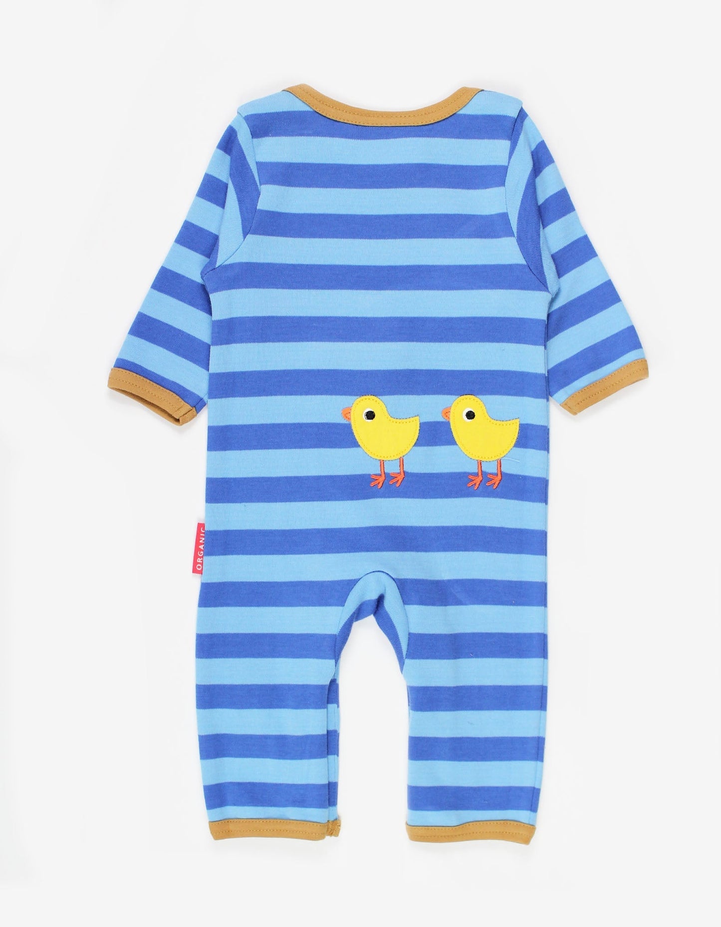 Organic Clucky Chicken Applique Sleepsuit