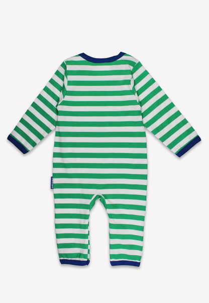 Organic Hillside Sheep Applique Sleepsuit | organic baby sleepwear UK — KIDDYKIND