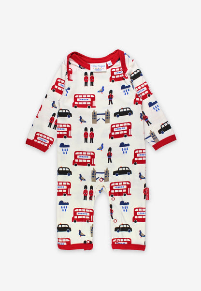 Organic London Print Sleepsuit