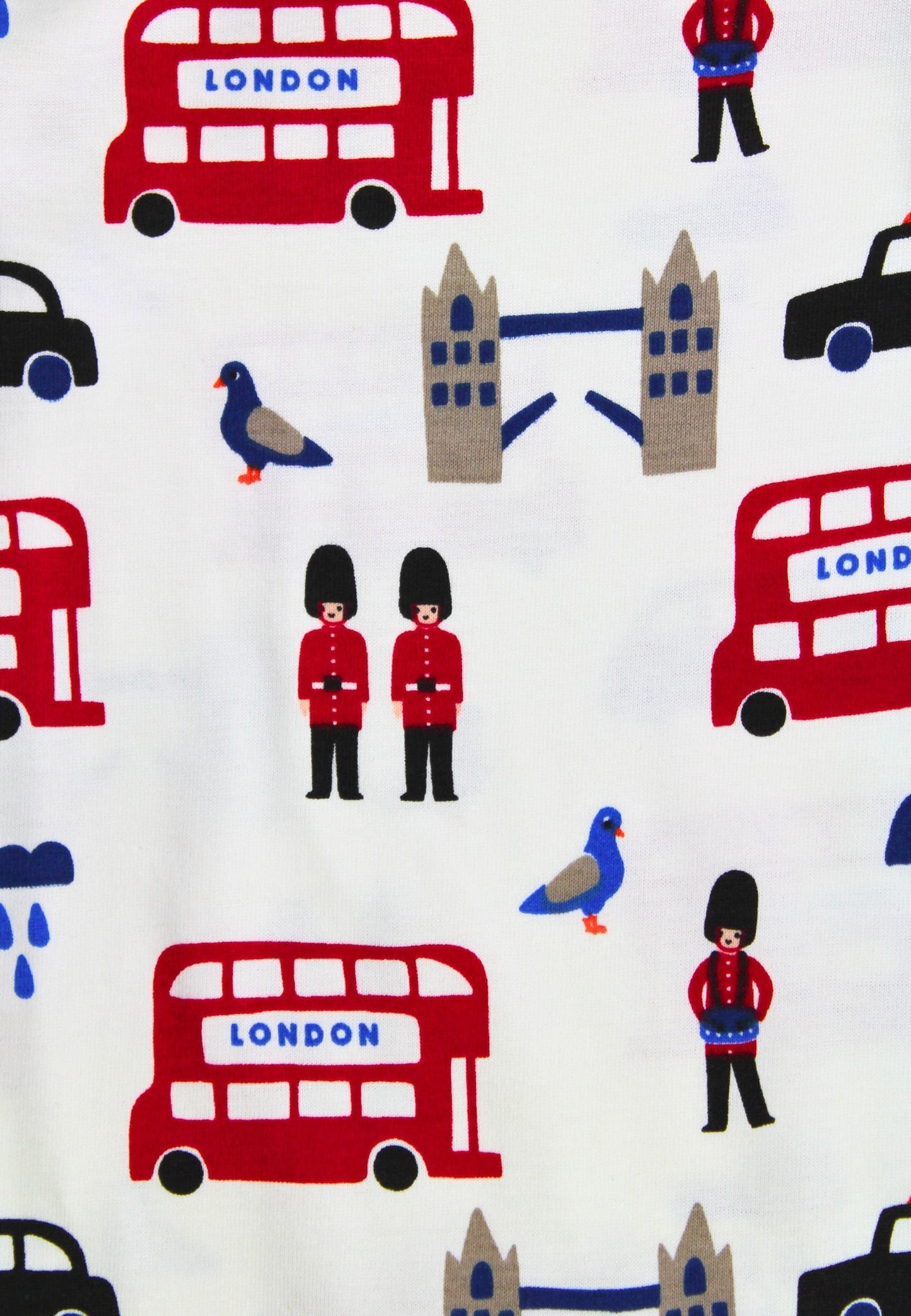 Organic London Print Sleepsuit