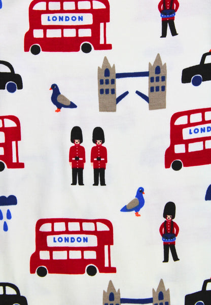 Organic London Print Sleepsuit