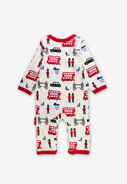 Organic London Print Sleepsuit