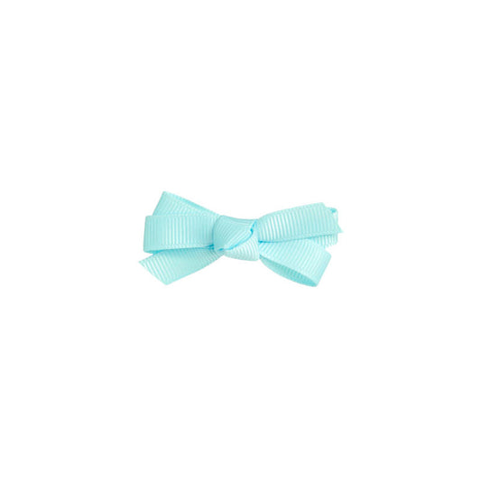 Small Bow Clip - Baby Blue