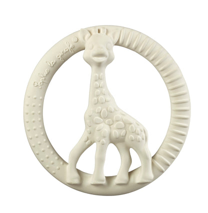 Sophie la girafe natural rubber circle teether, view 2