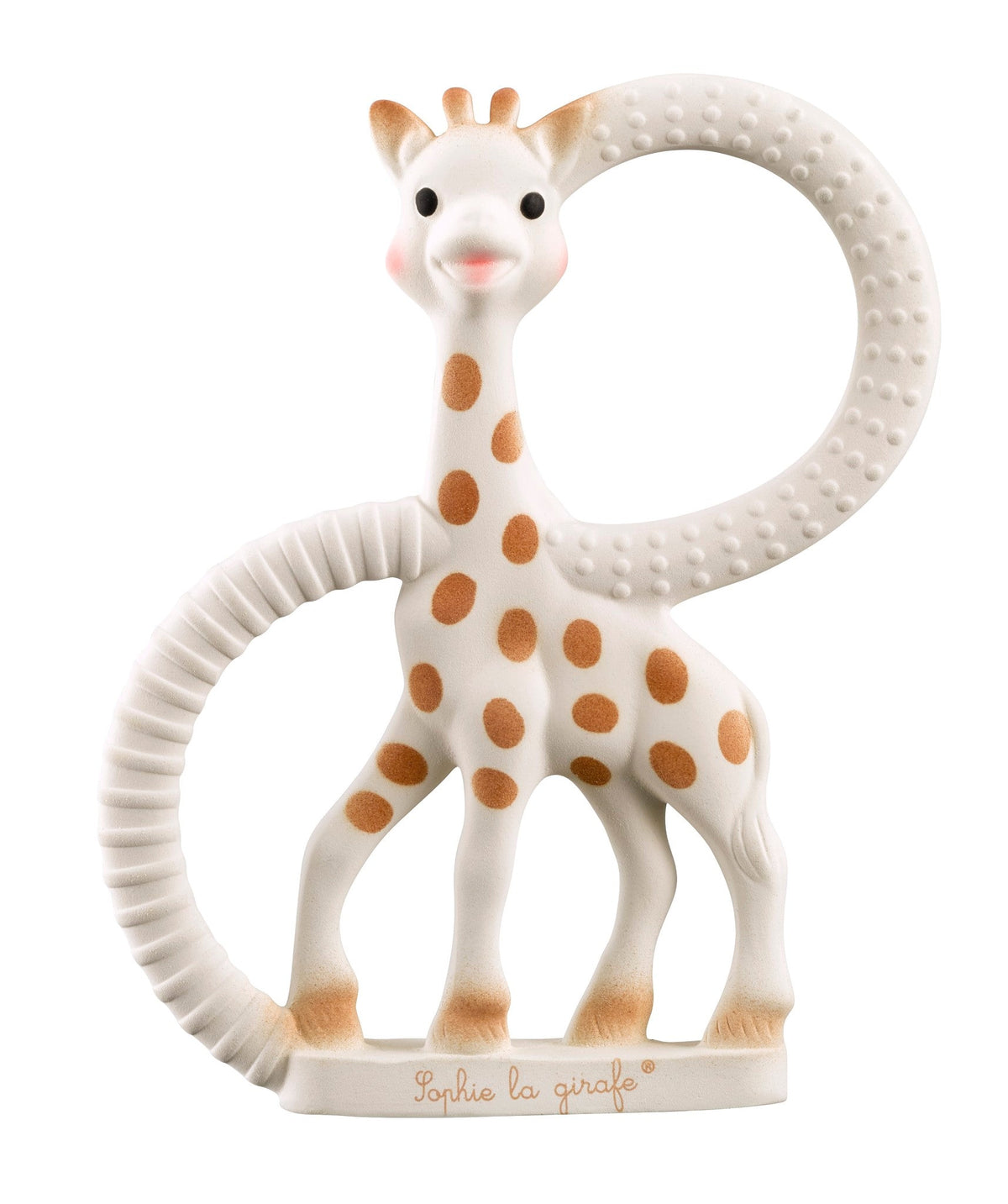 Sophie la girafe natural rubber teething ring, view 2