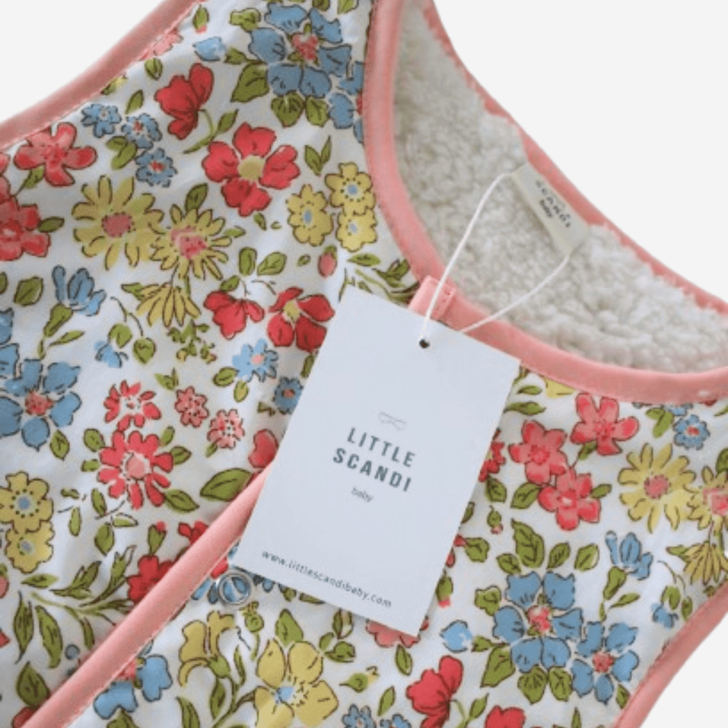 Luxury ethical baby: Kids Stylish Vest - Spring Floral | KIDDYKIND UK