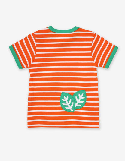 Organic Grasshopper Applique T-Shirt - Toby Tiger