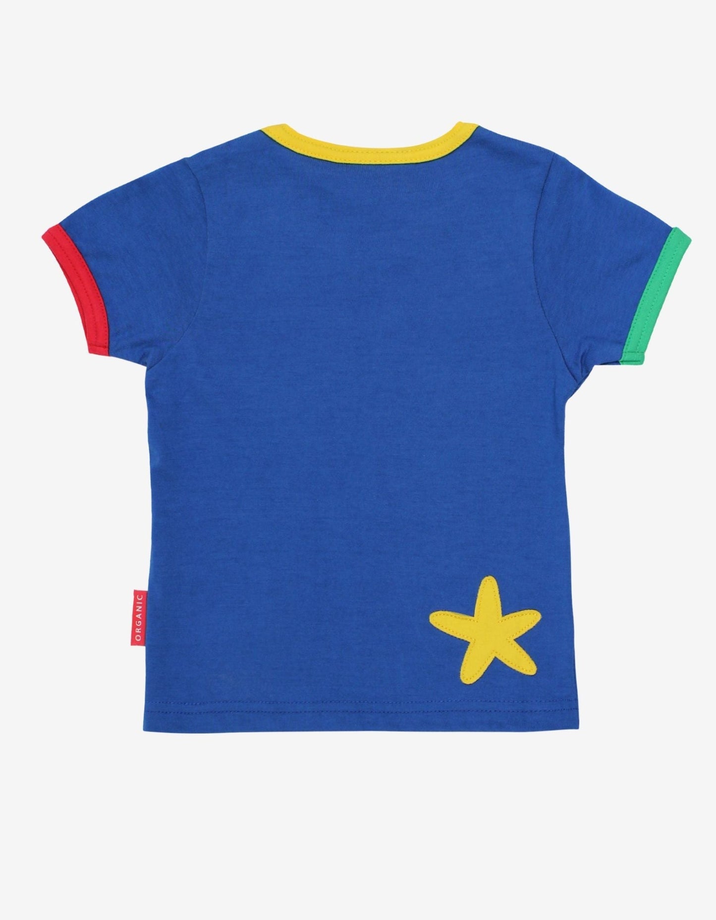 Organic Turtle Applique T-Shirt - Toby Tiger UK Retail