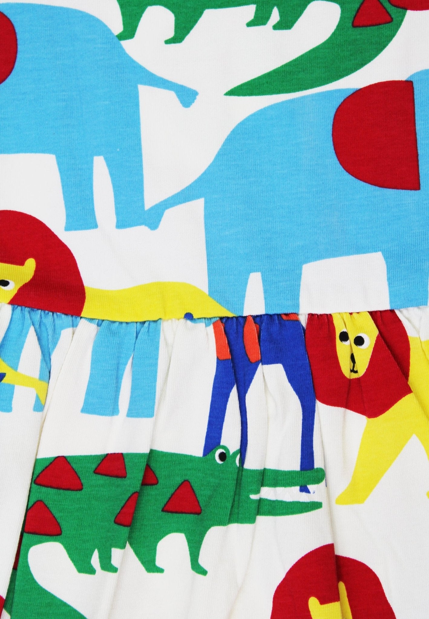 Organic Safari Print Summer Dress - Toby Tiger