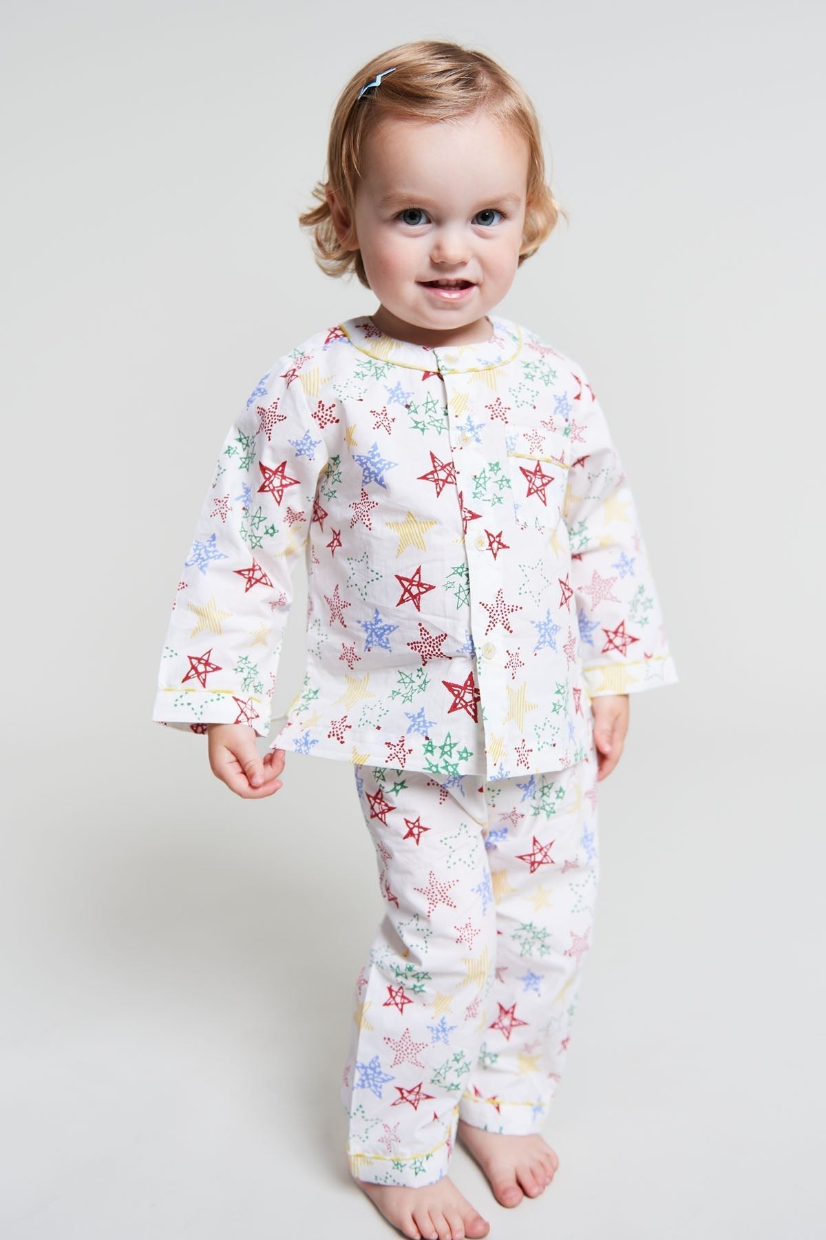 stars shining - organic cotton baby pyjama set - Kutti Lulu
