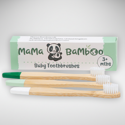 Gentle newborn skincare: Bamboo Baby Toothbrushes | KIDDYKIND