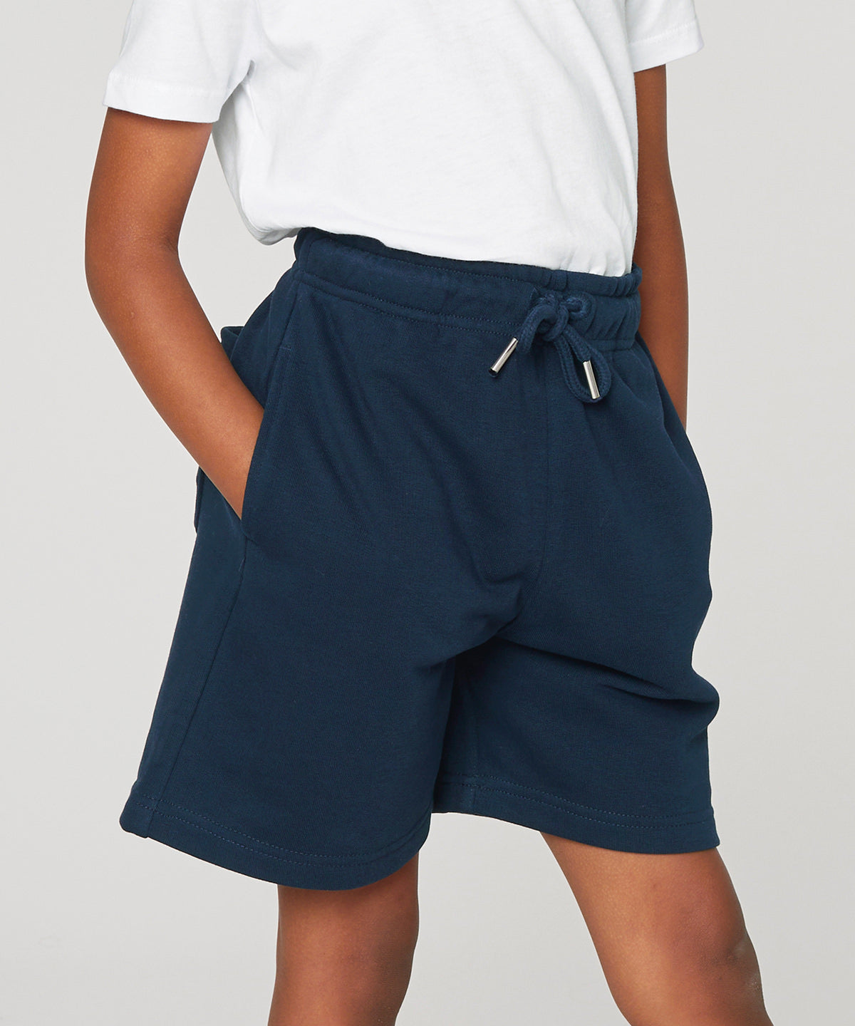 Earth Wardrobe kids organic cotton jogger shorts, view 10
