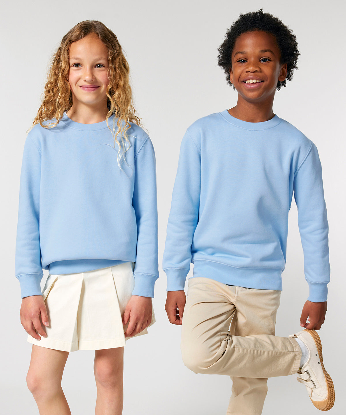 Earth Wardrobe kids organic cotton crew sweatshirt, view 15