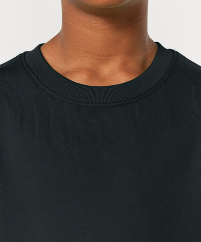 Earth Wardrobe kids organic cotton crew sweatshirt, view 17
