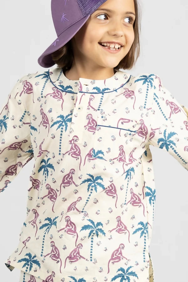 Mojo's Coconut Capers - Organic Cotton Kids Pyjamas