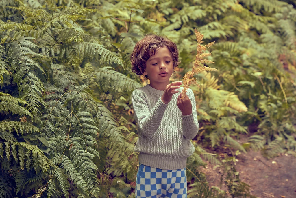 Moss Stitch Jumper - Cashmere & Organic Cotton