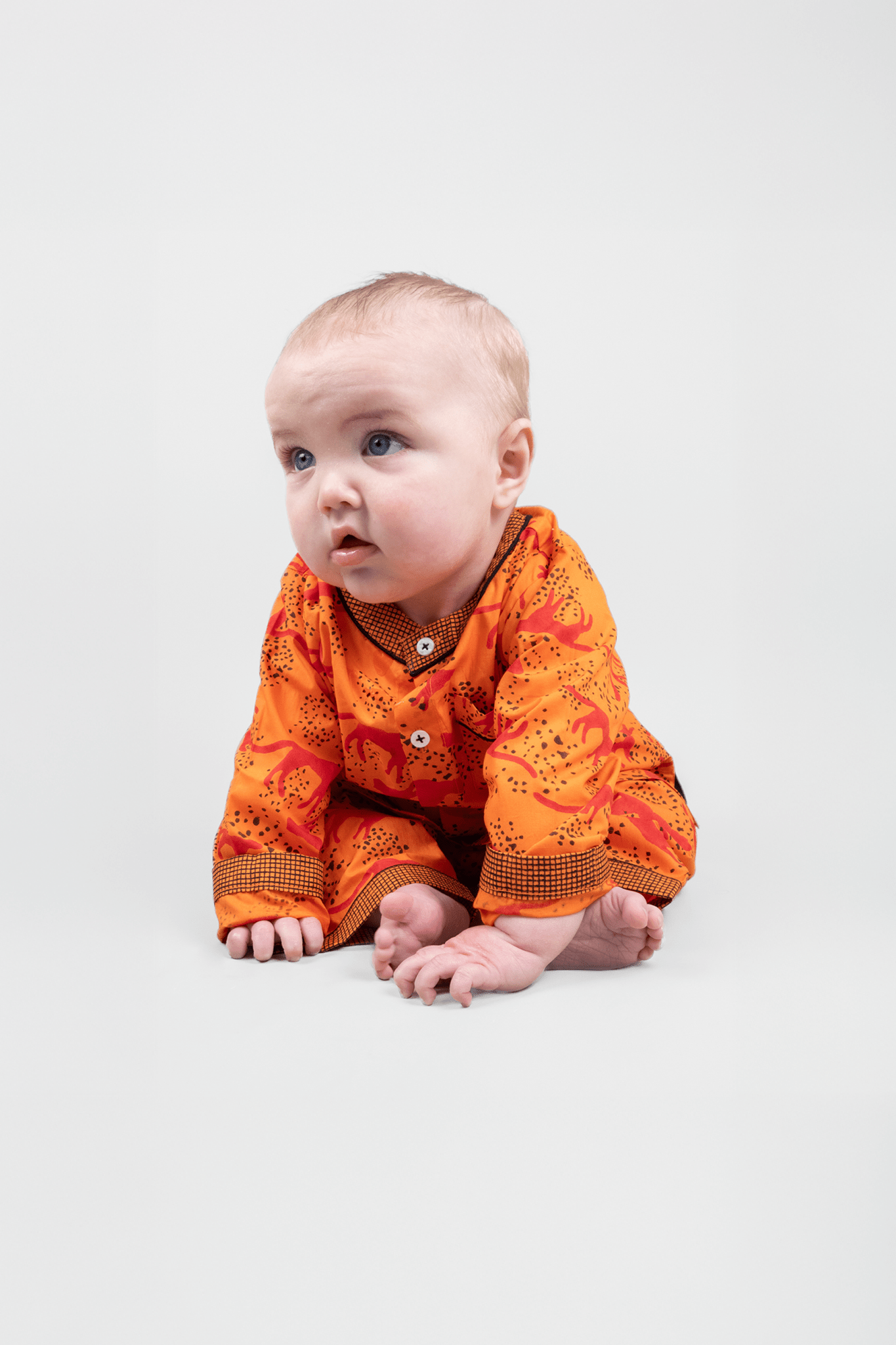 Organic baby bedding: the unspotted leopard - organic cotton kids pyjama set | KIDDYKIND