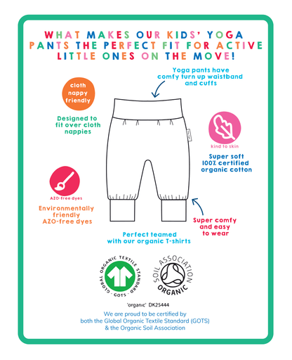 Organic Chicken Print Yoga Pants - Toby Tiger UK Retail
