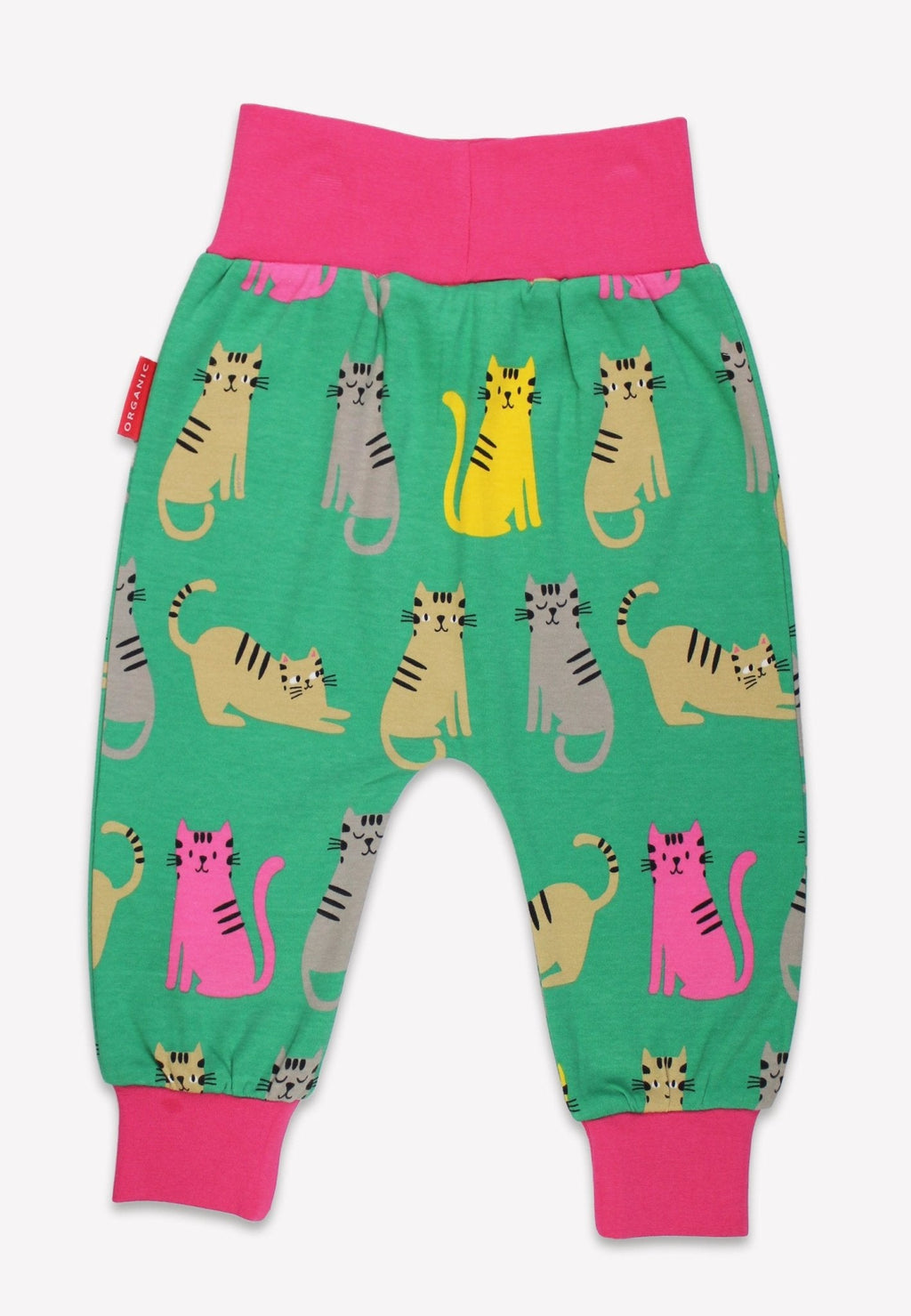 Organic Kitten Print Yoga Pants - Toby Tiger
