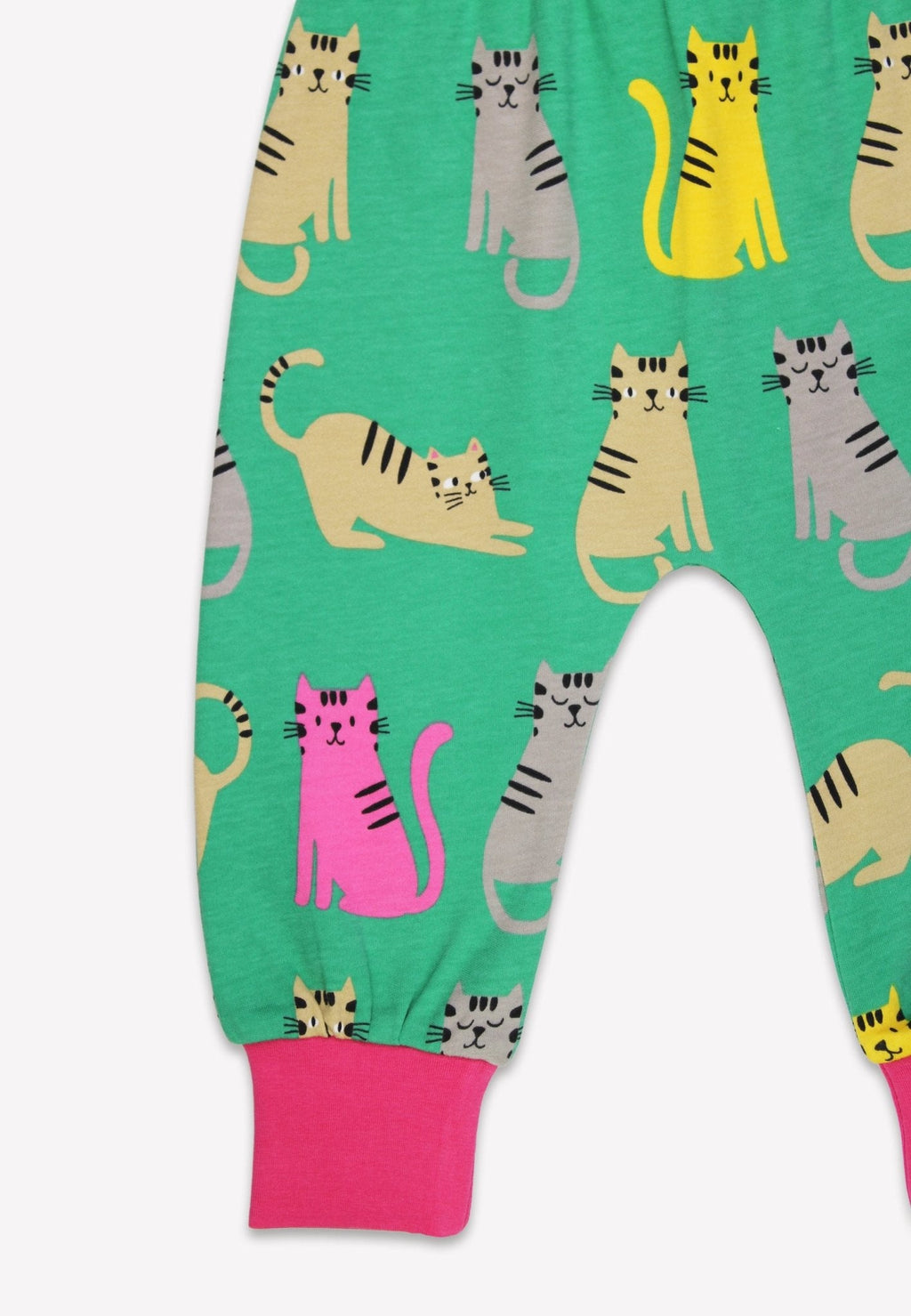 Organic Kitten Print Yoga Pants - Toby Tiger