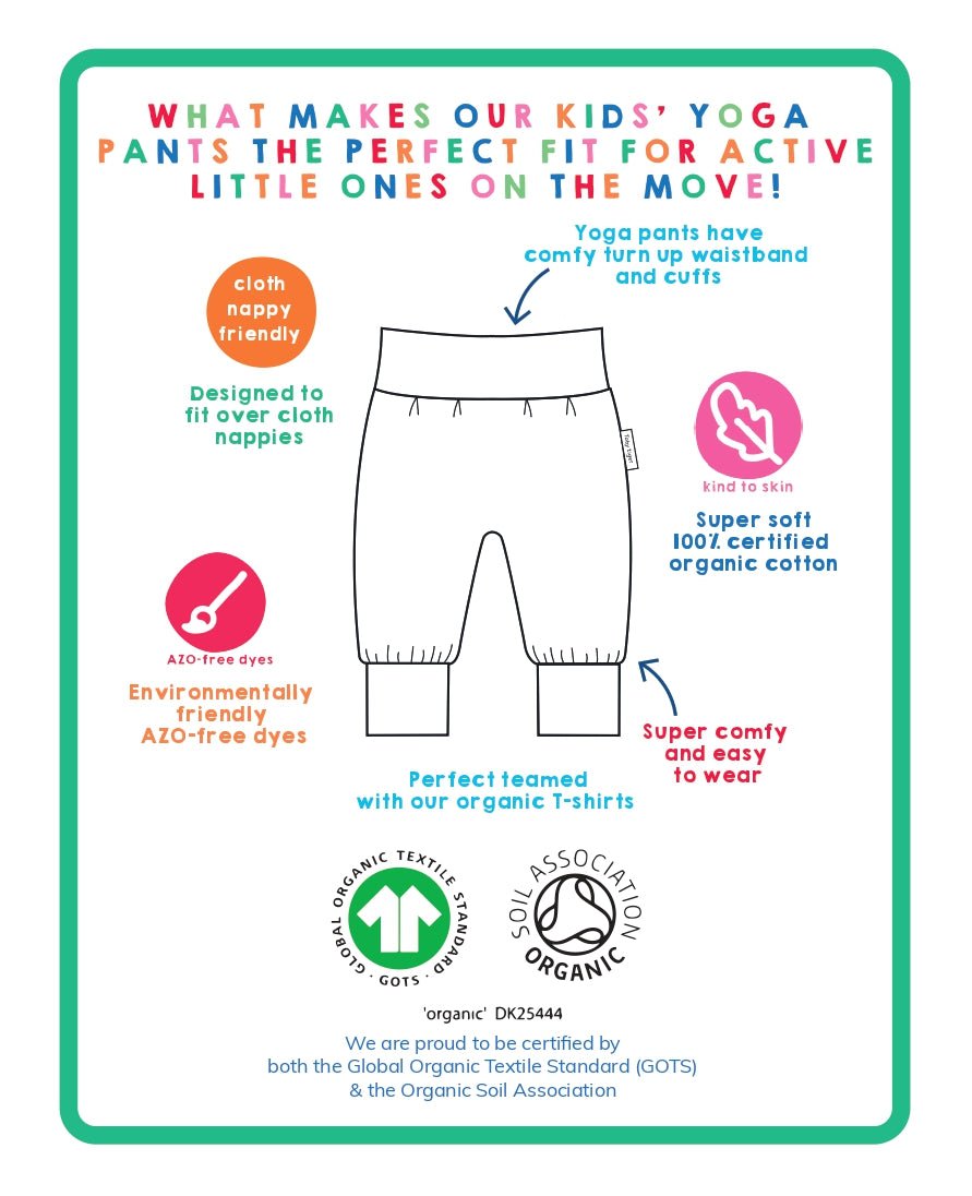 Organic Kitten Print Yoga Pants - Toby Tiger