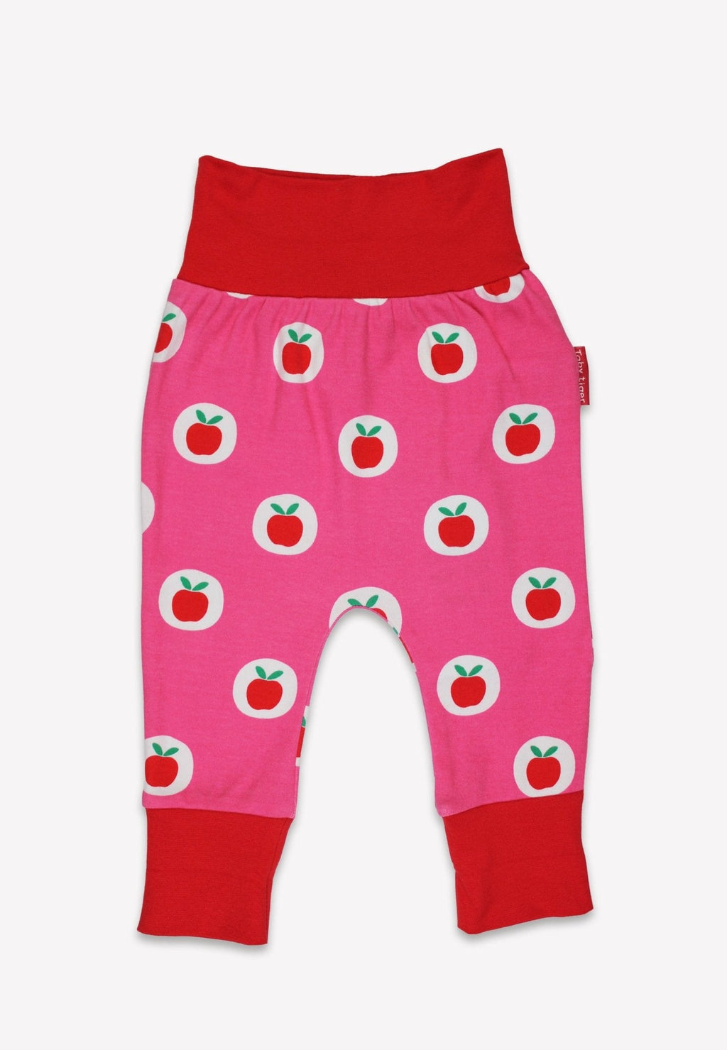 Organic Apple Print Yoga Pants - Toby Tiger