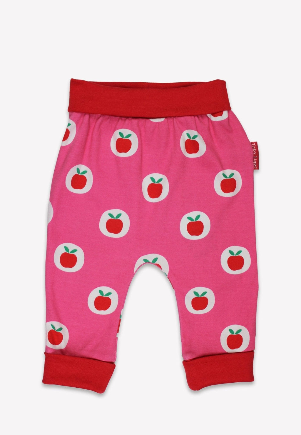 Organic Apple Print Yoga Pants - Toby Tiger