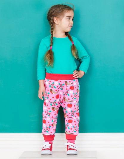 Organic Robin Print Yoga Pants - Toby Tiger UK Retail