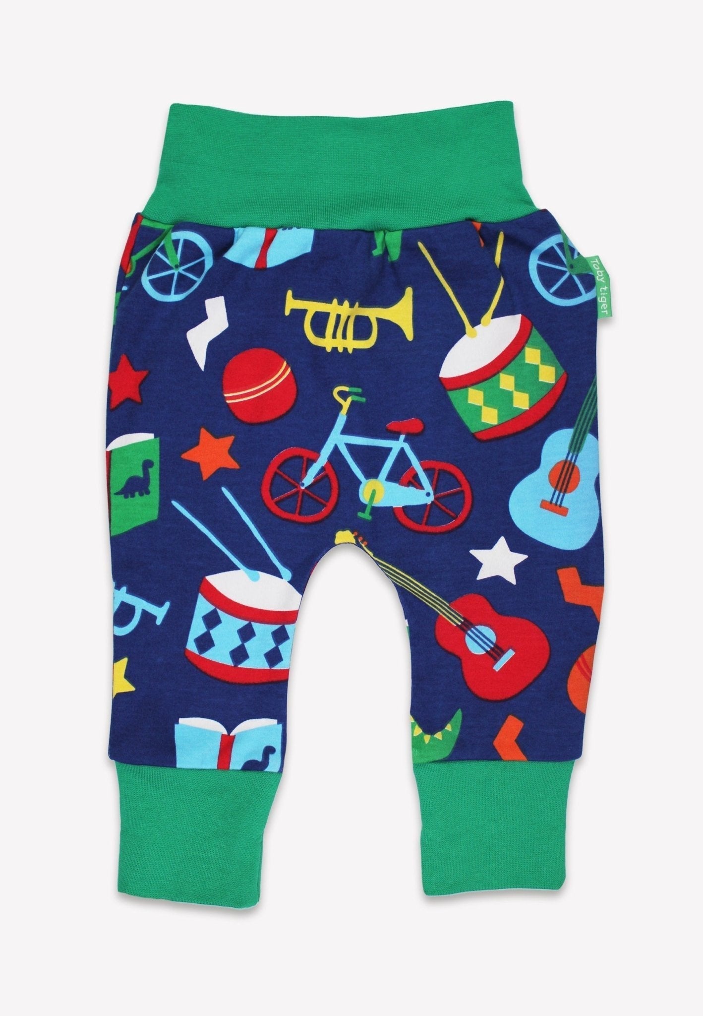 Organic Toys Print Yoga Pants - Toby Tiger