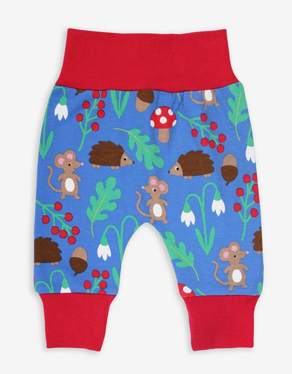 Organic Woodland Print Yoga Pants — Montessori wooden toy UK | KIDDYKIND